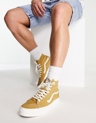 Vans SK8-Hi Tapered Theory trainers in mustard - ShopStyle
