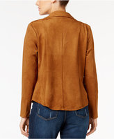 Thumbnail for your product : Style&Co. Style & Co Petite Faux-Suede Moto Jacket, Only at Macy's