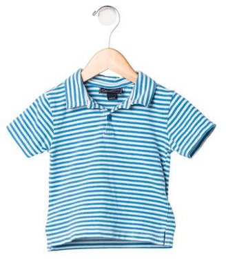 Oscar de la Renta Boys' Striped Polo Shirt