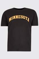 Thumbnail for your product : boohoo Big & Tall Minnesota Print T-Shirt