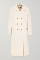 Thumbnail for your product : Gucci Horsebit-detailed Double-breasted Wool-twill Coat