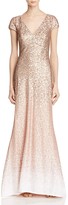 Thumbnail for your product : Carmen Marc Valvo Ombre Sequin Gown