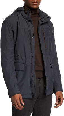 Ermenegildo Zegna Men's Stratos Nylon Field Jacket - ShopStyle Outerwear