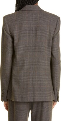 A.L.C. Mavis Windowpane Plaid Wool Blend Jacket