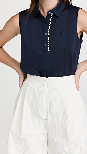Tory Burch Ruffle Top | Shop the world's largest collection of 