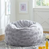 Thumbnail for your product : PBteen 4504 Gray Rosette Beanbag