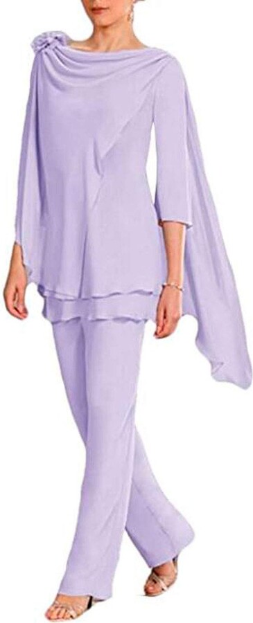 Lavender pantsuit for wedding Clearance