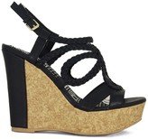 Thumbnail for your product : Qupid Clemence Platform Wedge Sandal