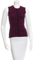 Thumbnail for your product : Narciso Rodriguez Patterned Sleeveless Top