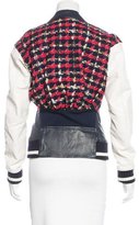 Thumbnail for your product : Junya Watanabe Comme des Garçons Wool Vegan Leather-Trimmed Jacket