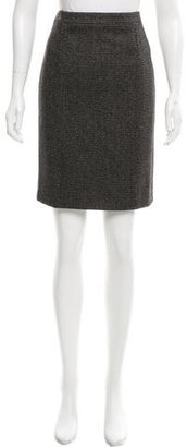 Andrew Gn Virgin Wool-Blend Printed Skirt w/ Tags
