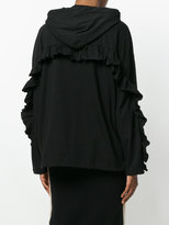 Thumbnail for your product : Sjyp ruffled hoodie