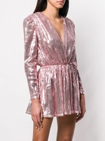 Thumbnail for your product : Amen Sequinned Wrap Dress