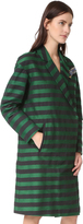 Thumbnail for your product : Rochas Striped Coat