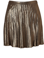 Thumbnail for your product : Catherine Malandrino Stardust Metallic Pleated Skirt