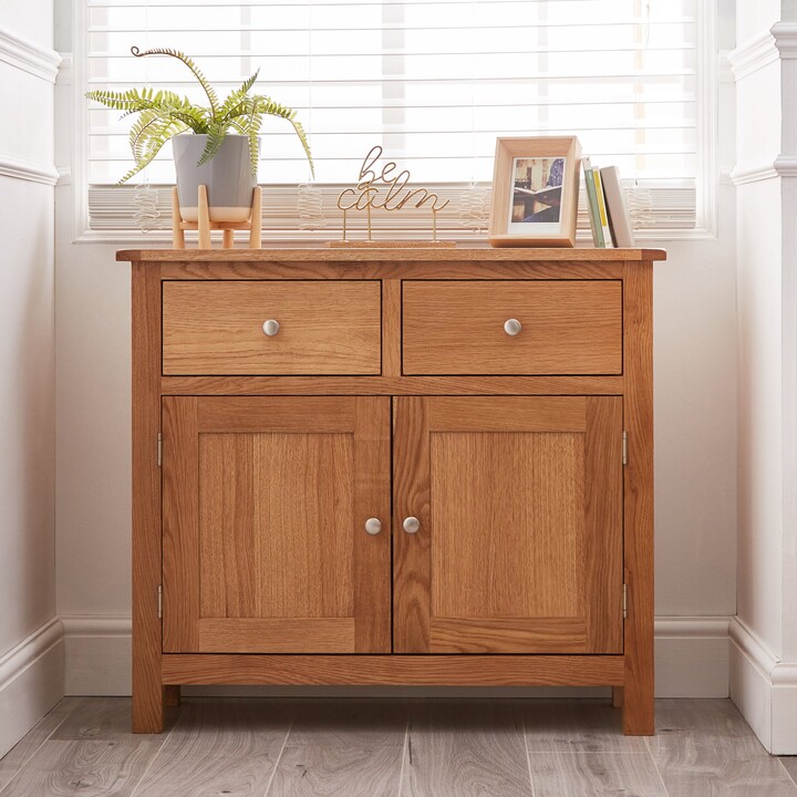 Dunelm Bromley Oak Small Sideboard Natural ShopStyle Fireplaces