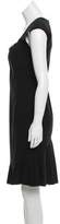 Thumbnail for your product : Rebecca Taylor Wool Knee-Length Dress Black Wool Knee-Length Dress