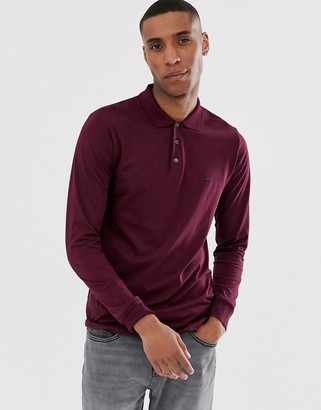 French Connection long sleeve jersey polo