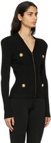 Thumbnail for your product : Balmain Black Zipped Cardigan