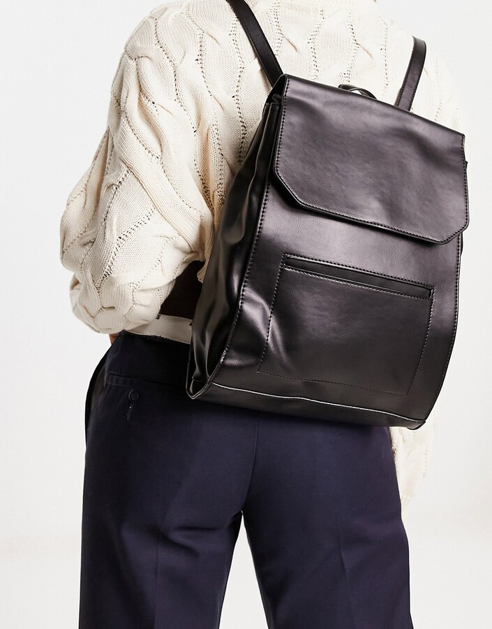 Made in FRANCE DUROC Luxury Backpack in Black Taurillon Leather by Ano - La  Perfection Louis