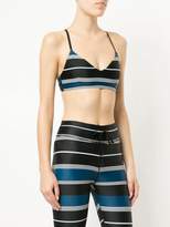 Thumbnail for your product : The Upside stripped compression bra