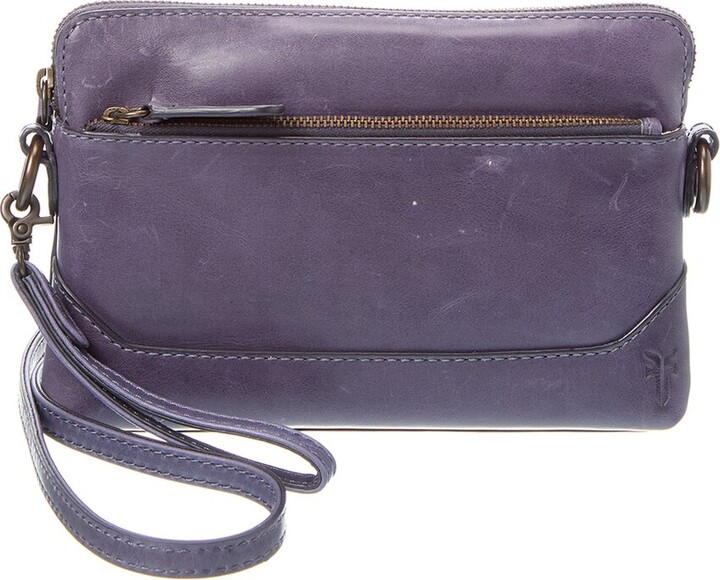 Frye Melissa Leather Crossbody Wristlet