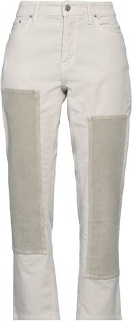 DEPARTMENT 5 Misa white cotton wide trousers - ShopStyle Pants