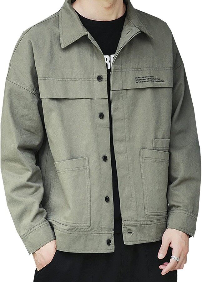 moroess ma1 bomber jacket mens m65 jacket Standup collar Autumn spring