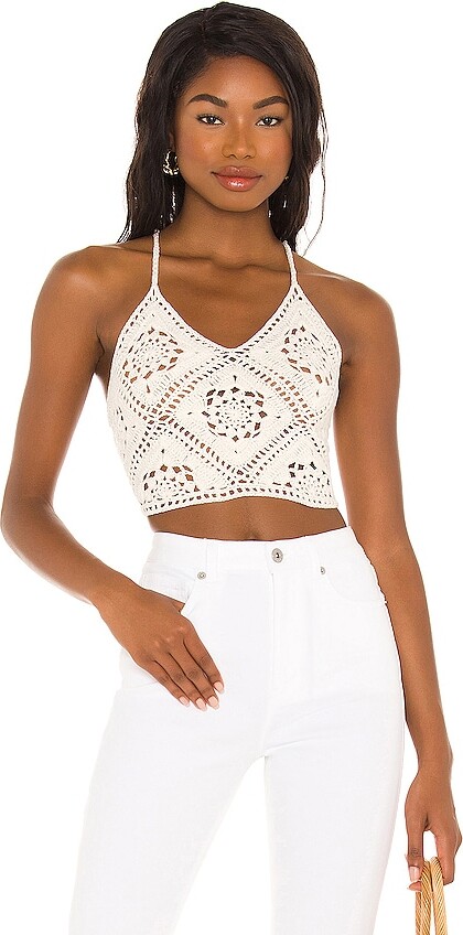 Crochet Top Open Back | Shop the world's largest collection of 