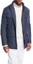 Thumbnail for your product : Brioni Textured Wool Field Jacket