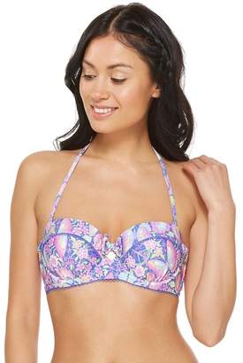 Floozie by Frost French - Lilac Butterfly Print Bikini Top