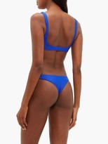 Thumbnail for your product : JADE SWIM Rounded Edges Bikini Top - Blue