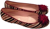 Thumbnail for your product : Pretty Ballerinas Multicolour Pony-style calfskin Ballet flats