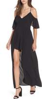 Thumbnail for your product : Socialite Cold Shoulder Maxi Romper