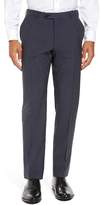 Thumbnail for your product : Pal Zileri Marzotto Flat Front Check Wool Trousers