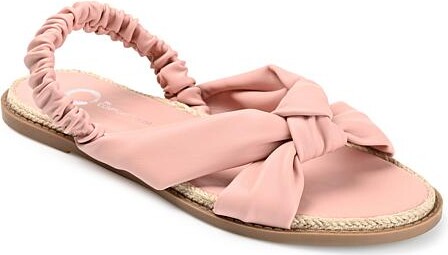 Journee Collection Womens Kiandra Sandal - Pink - Size 8 1/2