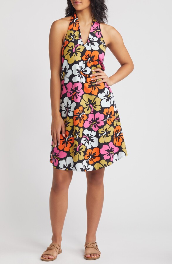 Halter Tropical Dress ShopStyle