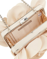 Thumbnail for your product : Sondra Roberts Rose Fabric Sateen Clutch Bag, Beige