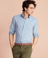 Thumbnail for your product : Brooks Brothers Checked Brushed Twill Sport Shirt