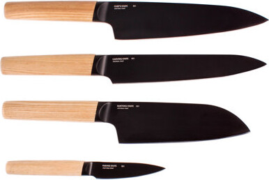 Berghoff Ron Stainless Steel 4pc Knife Set, Natural