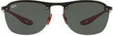Thumbnail for your product : Ray-Ban Rb4302m 62 Ferrari Grey Square Sunglasses