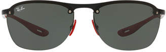 Ray-Ban Rb4302m 62 Ferrari Grey Square Sunglasses