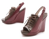 Thumbnail for your product : Derek Lam 10 Crosby Gi Bicolor Wedges