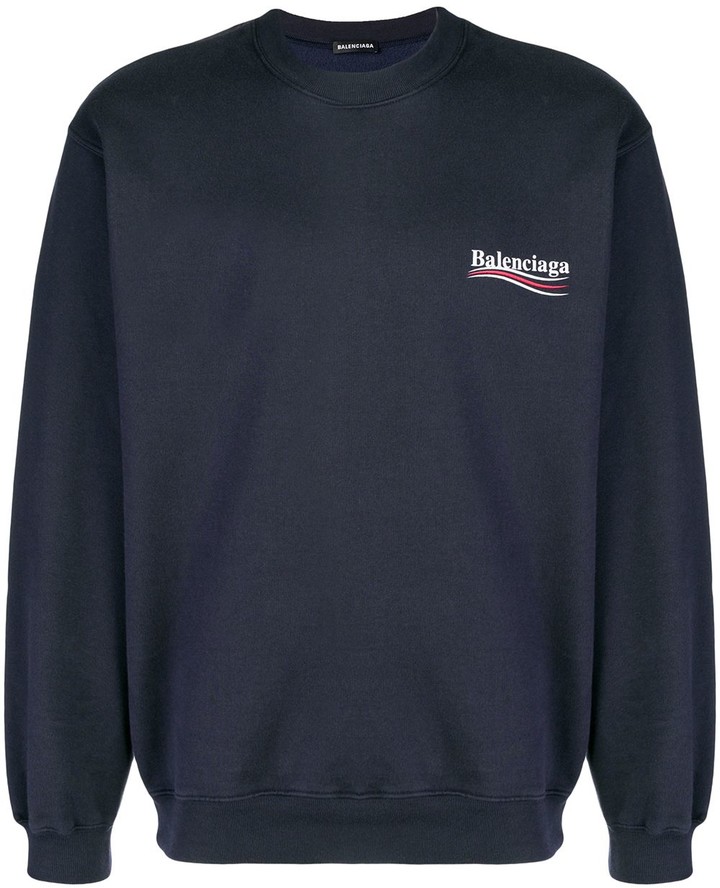 Balenciaga Election Logo Sweatshirt - ShopStyle