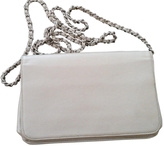 Thumbnail for your product : Chanel Silver Caviar Leather Sevruga Wallet On Chain