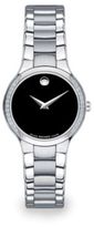 Thumbnail for your product : Movado Serio Diamond & Stainless Steel Bracelet Watch