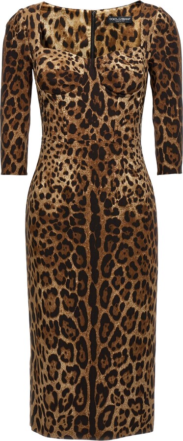 dlsb animal print dress
