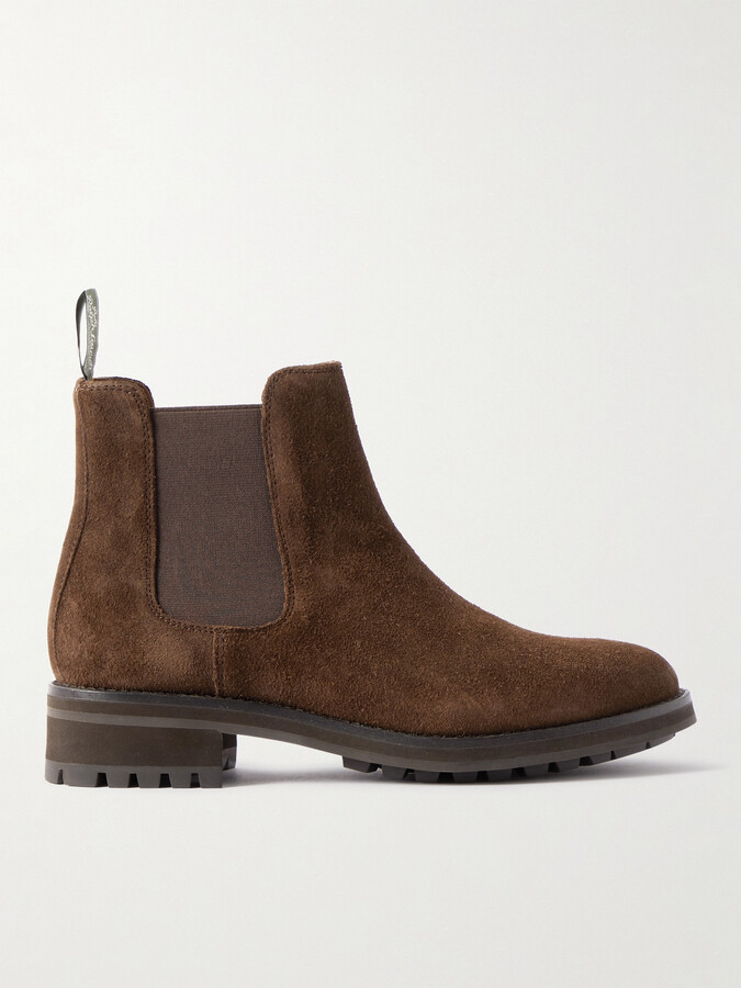 Mens Brown Suede Chelsea Boots | ShopStyle
