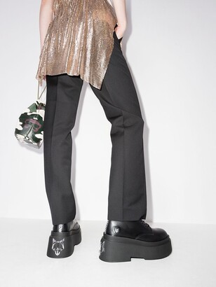 NAKED WOLFE Saturn 160mm platform lace-up boots - ShopStyle