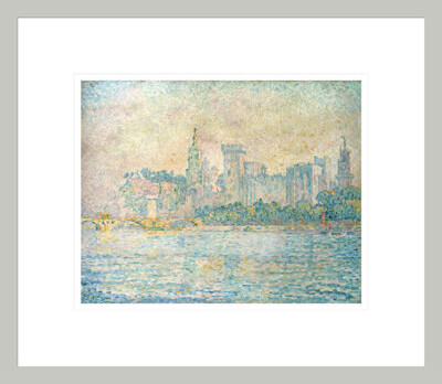 Red Barrel Studio Avignon Morning by Paul Signac - Framed Giclee Print